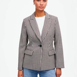 Madewell the Alston Blazer Jacket  Check New with Tag sz 8